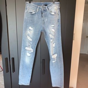 H&M Men Distressed Jeans